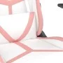 Silla gaming cuero sintético blanco y rosa de , Sillones para videojuegos - Ref: Foro24-3143673, Precio: 114,96 €, Descuento: %