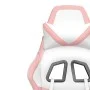 Silla gaming cuero sintético blanco y rosa de , Sillones para videojuegos - Ref: Foro24-3143673, Precio: 114,96 €, Descuento: %