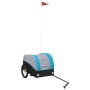 Remolque para bicicleta hierro negro y azul 30 kg de , Remolques para bicicletas - Ref: Foro24-94121, Precio: 85,29 €, Descue...