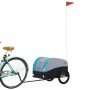 Remolque para bicicleta hierro negro y azul 30 kg de , Remolques para bicicletas - Ref: Foro24-94121, Precio: 85,29 €, Descue...
