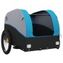 Remolque para bicicleta hierro negro y azul 30 kg de , Remolques para bicicletas - Ref: Foro24-94121, Precio: 85,29 €, Descue...