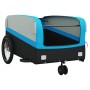 Remolque para bicicleta hierro negro y azul 45 kg de , Remolques para bicicletas - Ref: Foro24-94072, Precio: 91,42 €, Descue...