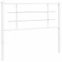 White metal headboard 107 cm by , Headboards and footboards - Ref: Foro24-355640, Price: 23,89 €, Discount: %