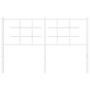 Cabecero de metal blanco 135 cm de , Cabeceros y pies de cama - Ref: Foro24-355642, Precio: 38,90 €, Descuento: %