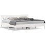 Estructura cama cabecero madera maciza pino blanco 180x200 cm de , Camas y somieres - Ref: Foro24-3216204, Precio: 209,10 €, ...