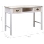 Mesa consola de madera 110x45x76 cm de vidaXL, Mesas auxiliares - Ref: Foro24-284160, Precio: 106,21 €, Descuento: %