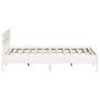 Estructura cama cabecero madera maciza pino blanco 180x200 cm de , Camas y somieres - Ref: Foro24-3216204, Precio: 209,10 €, ...