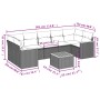 Juego de sofás de jardín con cojines beige 8 pzas ratán PE de , Conjuntos de jardín - Ref: Foro24-3258215, Precio: 512,62 €, ...