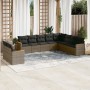 Set de sofás de jardín 10 pzas con cojines ratán sintético gris de , Conjuntos de jardín - Ref: Foro24-3258518, Precio: 610,3...