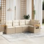 Juego de sofás jardín con cojines 5 pzas ratán sintético beige de , Conjuntos de jardín - Ref: Foro24-3259188, Precio: 400,16...