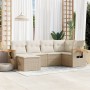 Juego de sofás jardín con cojines 6 pzas ratán sintético beige de , Conjuntos de jardín - Ref: Foro24-3259419, Precio: 456,55...