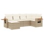 Juego de sofás jardín con cojines 6 pzas ratán sintético beige de , Conjuntos de jardín - Ref: Foro24-3259419, Precio: 456,55...