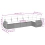 Set sofás de jardín 7 piezas y cojines ratán sintético beige de , Conjuntos de jardín - Ref: Foro24-3253735, Precio: 525,22 €...