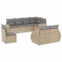 Juego de sofás de jardín con cojines beige 8 pzas ratán PE de , Conjuntos de jardín - Ref: Foro24-3253976, Precio: 590,33 €, ...