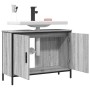 Armario lavabo baño madera ingeniería gris Sonoma 80x30x60 cm de , Tocadores - Ref: Foro24-842454, Precio: 63,10 €, Descuento: %