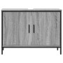 Armario lavabo baño madera ingeniería gris Sonoma 80x30x60 cm de , Tocadores - Ref: Foro24-842454, Precio: 63,10 €, Descuento: %