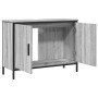 Armario lavabo baño madera ingeniería gris Sonoma 80x30x60 cm de , Tocadores - Ref: Foro24-842454, Precio: 63,10 €, Descuento: %