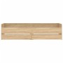 Estructura de cama con cajones roble Sonoma 90x190 cm de , Camas y somieres - Ref: Foro24-3207352, Precio: 172,57 €, Descuent...