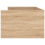 Estructura de cama con cajones roble Sonoma 90x190 cm de , Camas y somieres - Ref: Foro24-3207352, Precio: 172,57 €, Descuent...