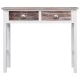 Mesa consola de madera marrón 90x30x77 cm de vidaXL, Mesas auxiliares - Ref: Foro24-284144, Precio: 85,69 €, Descuento: %