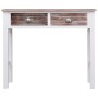 Mesa consola de madera marrón 90x30x77 cm de vidaXL, Mesas auxiliares - Ref: Foro24-284144, Precio: 86,44 €, Descuento: %