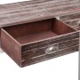 Mesa consola de madera marrón 90x30x77 cm de vidaXL, Mesas auxiliares - Ref: Foro24-284144, Precio: 86,44 €, Descuento: %
