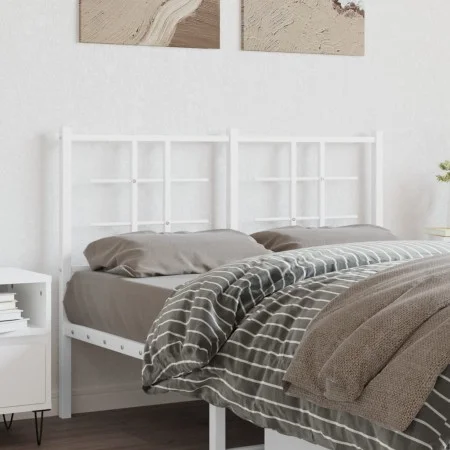 Kopfteil aus weißem Metall, 120 cm von , Kopf- und Fußteile - Ref: Foro24-355641, Preis: 31,01 €, Rabatt: %