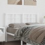 Cabecero de metal blanco 120 cm de , Cabeceros y pies de cama - Ref: Foro24-355641, Precio: 31,54 €, Descuento: %