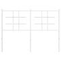 Cabecero de metal blanco 120 cm de , Cabeceros y pies de cama - Ref: Foro24-355641, Precio: 31,54 €, Descuento: %