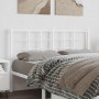 Cabecero de metal blanco 140 cm de , Cabeceros y pies de cama - Ref: Foro24-355643, Precio: 38,25 €, Descuento: %