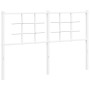Cabecero de metal blanco 140 cm de , Cabeceros y pies de cama - Ref: Foro24-355643, Precio: 38,25 €, Descuento: %