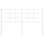 Cabecero de metal blanco 140 cm de , Cabeceros y pies de cama - Ref: Foro24-355643, Precio: 38,25 €, Descuento: %