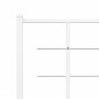 Cabecero de metal blanco 140 cm de , Cabeceros y pies de cama - Ref: Foro24-355643, Precio: 38,25 €, Descuento: %