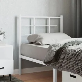 White metal headboard 75 cm by , Headboards and footboards - Ref: Foro24-355636, Price: 19,54 €, Discount: %