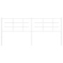 Cabecero de metal blanco 200 cm de , Cabeceros y pies de cama - Ref: Foro24-355648, Precio: 34,58 €, Descuento: %
