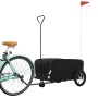 Remolque para bicicleta hierro negro 45 kg de , Remolques para bicicletas - Ref: Foro24-94073, Precio: 88,44 €, Descuento: %