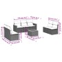 Set de sofás de jardín 8 piezas y cojines ratán sintético negro de , Conjuntos de jardín - Ref: Foro24-3258282, Precio: 487,2...