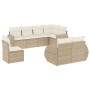 Juego de sofás de jardín con cojines beige 8 pzas ratán PE de , Conjuntos de jardín - Ref: Foro24-3253975, Precio: 638,98 €, ...