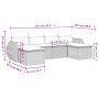 Set de muebles de jardín 6 pzas y cojines ratán sintético gris de , Conjuntos de jardín - Ref: Foro24-3254057, Precio: 376,26...
