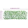 Enrejado expansible hiedra artificial verde 5 uds 180x65 cm de , Paneles de vallas - Ref: Foro24-366587, Precio: 135,74 €, De...
