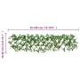 Enrejado expandible hiedra artificial verde 5 uds 180x30 cm de , Paneles de vallas - Ref: Foro24-366585, Precio: 63,85 €, Des...