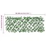 Enrejado expansible de hiedra artificial verde 5 uds 186x30 cm de , Paneles de vallas - Ref: Foro24-366591, Precio: 124,05 €,...