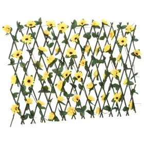 Enrejado valla expansible hiedra artificial amarillo 180x60 cm by , fence panels - Ref: Foro24-366598, Price: 32,33 €, Discou...