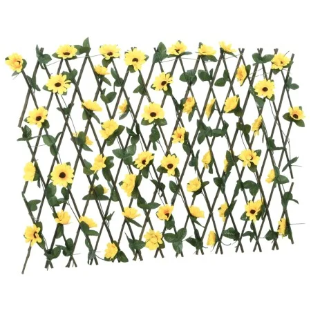 Enrejado valla expansible hiedra artificial amarillo 180x60 cm by , fence panels - Ref: Foro24-366598, Price: 32,33 €, Discou...