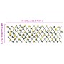 Enrejado valla expansible hiedra artificial amarillo 180x60 cm de , Paneles de vallas - Ref: Foro24-366598, Precio: 37,23 €, ...