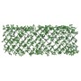 Enrejado valla expansible de hiedra artificial verde 186x30 cm de , Paneles de vallas - Ref: Foro24-366590, Precio: 37,40 €, ...