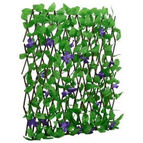 Expandable green artificial ivy lattice fence 180x70 cm by , fence panels - Ref: Foro24-366574, Price: 38,18 €, Discount: %
