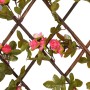 Enrejado valla expansible de hiedra artificial rosa 180x20 cm de , Paneles de vallas - Ref: Foro24-366576, Precio: 24,83 €, D...