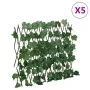 Enrejado expansible de parra artificial verde 5 uds 190x60 cm de , Paneles de vallas - Ref: Foro24-366583, Precio: 57,66 €, D...
