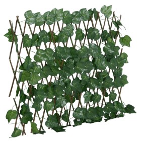 Enrejado valla expansible de parra artificial verde 190x60 cm de , Paneles de vallas - Ref: Foro24-366582, Precio: 23,05 €, D...